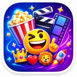 Ikon Угадай фильм по эмодзи: Quiz